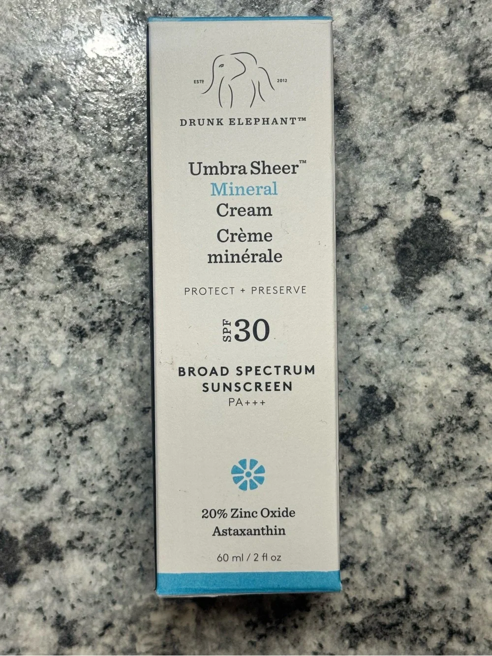 Drunk Elephant Umbra Sheer Mineral Cream SPF 30 2 oz NEW SEALED